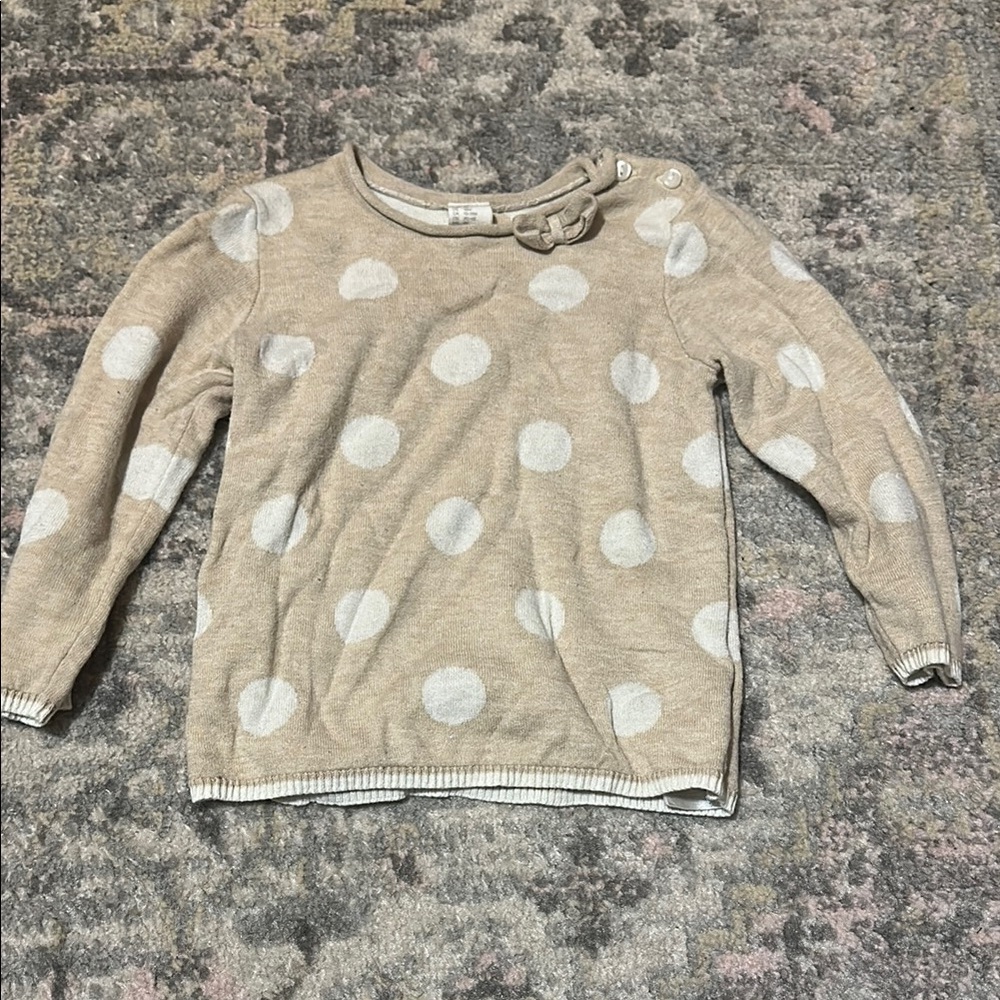Cozy Polka Dot Sweater